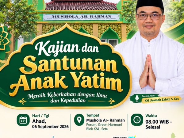 DKM AL-ISTIQOMAH dan DKM AR-RAHMAN Gelar Kajian dan Santunan Anak Yatim
