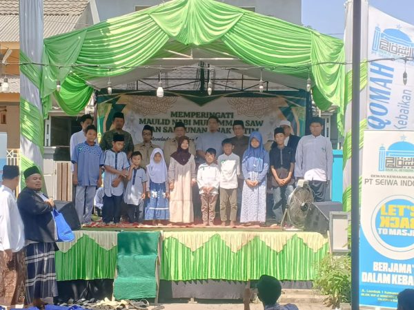 DKM Al-Istiqomah PT Seiwa Indonesia Gelar Kajian dan Santunan Anak Yatim Bersama DKM Ar-Rahman